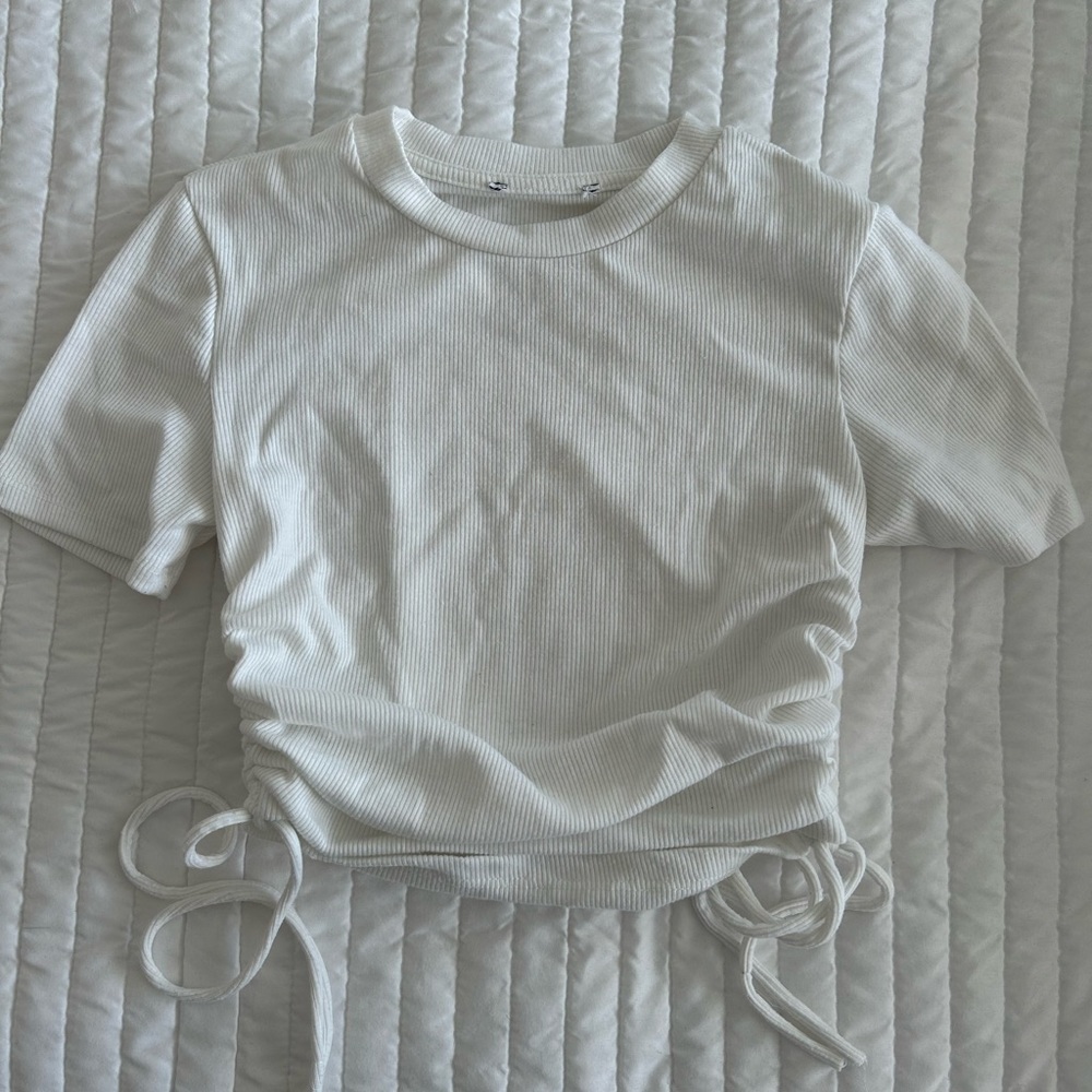 Zara Side-Cinch Tee